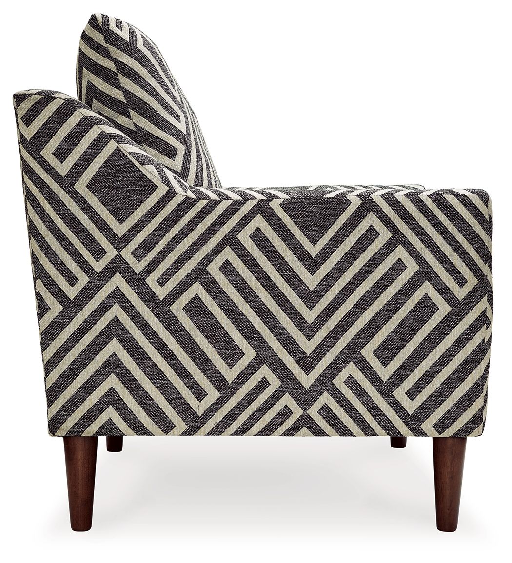 Morrilton Next-Gen Nuvella - Accent Chair - Natural / Charcoal - R&R Furniture Gallery (Fountain Valley, CA)