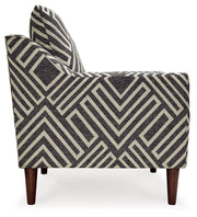 Morrilton Next-Gen Nuvella - Accent Chair - Natural / Charcoal - R&R Furniture Gallery (Fountain Valley, CA)