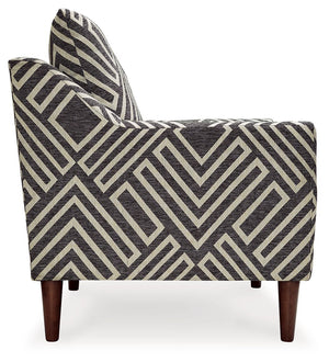 Morrilton Next-Gen Nuvella - Accent Chair - Natural / Charcoal - R&R Furniture Gallery (Fountain Valley, CA)