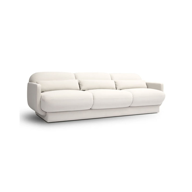 TOV Furniture Azalea velvet sofa in a stationary style with plush cushions and modern design, perfect for living rooms.
