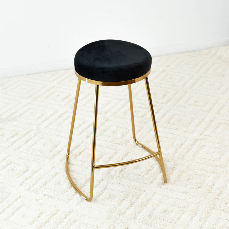 Jane - 26" Mid-Century Modern Luxury Upholstered Stool - R&R Furniture Gallery (Fountain Valley, CA)