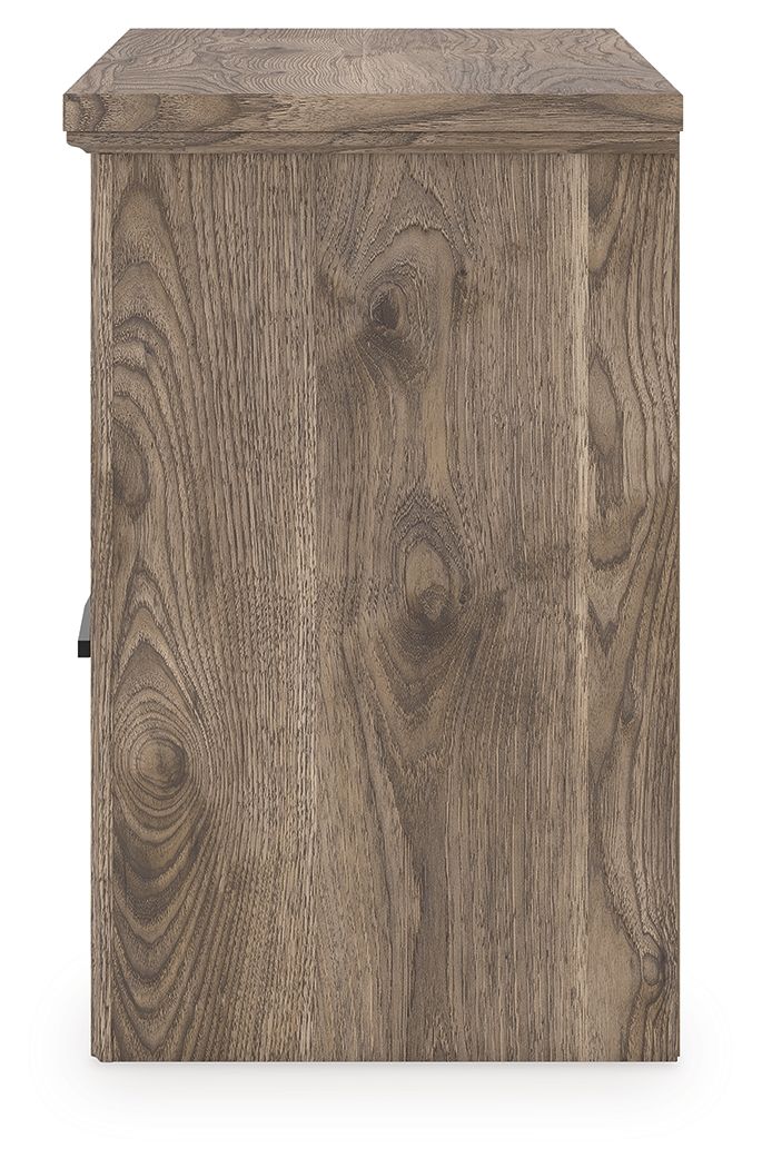 Rusticott - Two Drawer Night Stand - Brown - R&R Furniture Gallery (Fountain Valley, CA)
