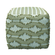 Rowan - Square Pouf Ottoman - Natural - R&R Furniture Gallery (Fountain Valley, CA)