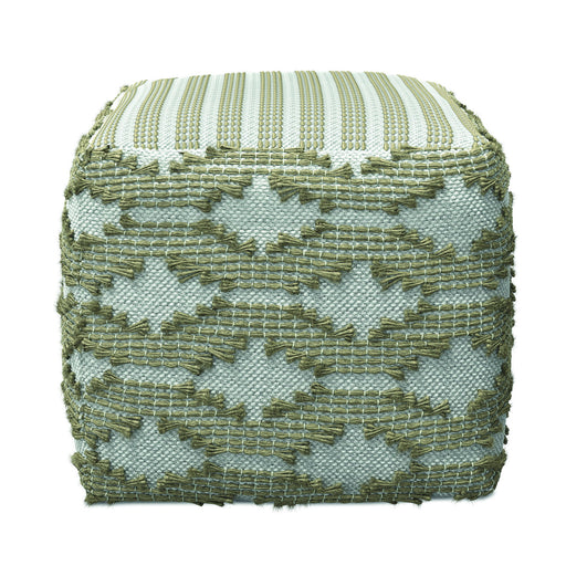 Rowan - Square Pouf Ottoman - Natural - R&R Furniture Gallery (Fountain Valley, CA)
