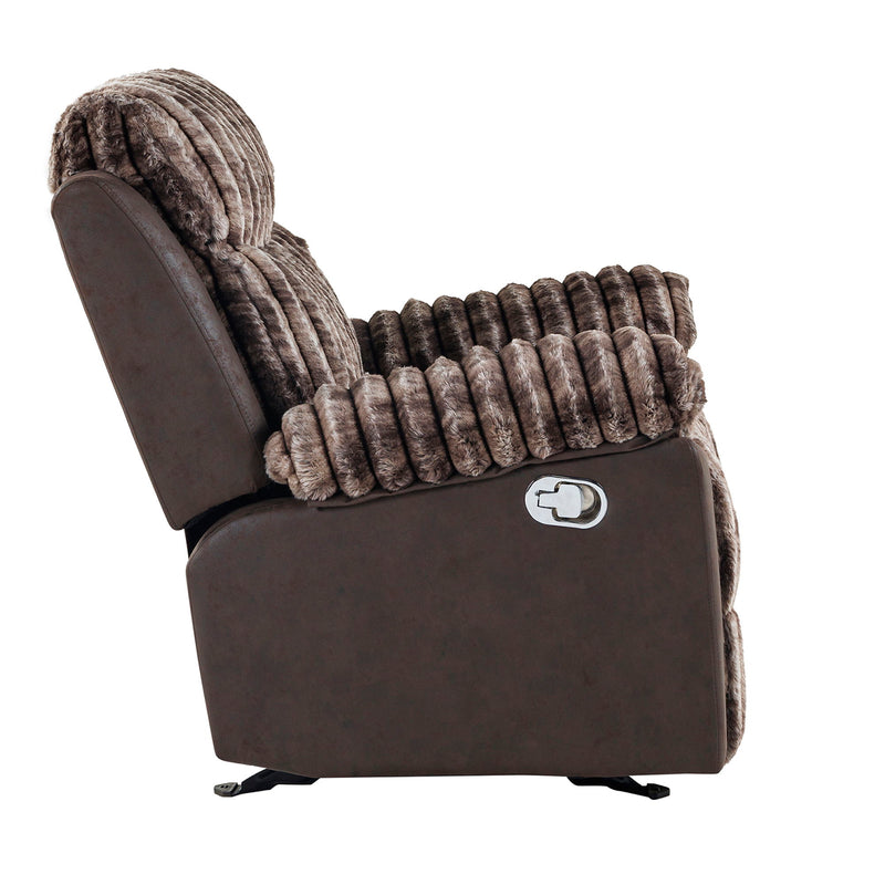 Bruni - Glider Recliner With Manual Recline - R&R Furniture Gallery (Fountain Valley, CA)
