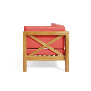 Brava - X Back Corner Bench With Coffee Table - R&R Furniture Gallery (Fountain Valley, CA)