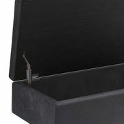 Owen - Upholstered Rectangular Storage Ottoman - R&R Furniture Gallery (Fountain Valley, CA)
