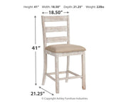 Skempton - Rectangular Counter Table With Storage Set - R&R Furniture Gallery (Fountain Valley, CA)