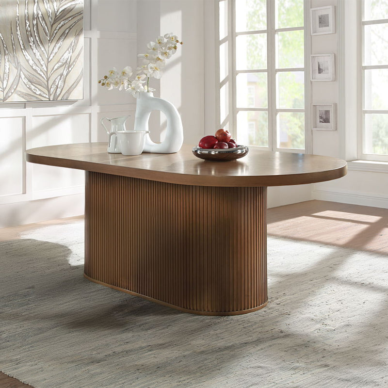 Gamarya - Dining Table - Dark Oak - R&R Furniture Gallery (Fountain Valley, CA)