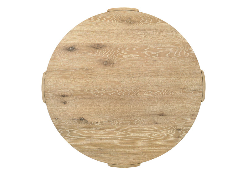 Bowen - Round Dining Table - Oak Finish - R&R Furniture Gallery (Fountain Valley, CA)