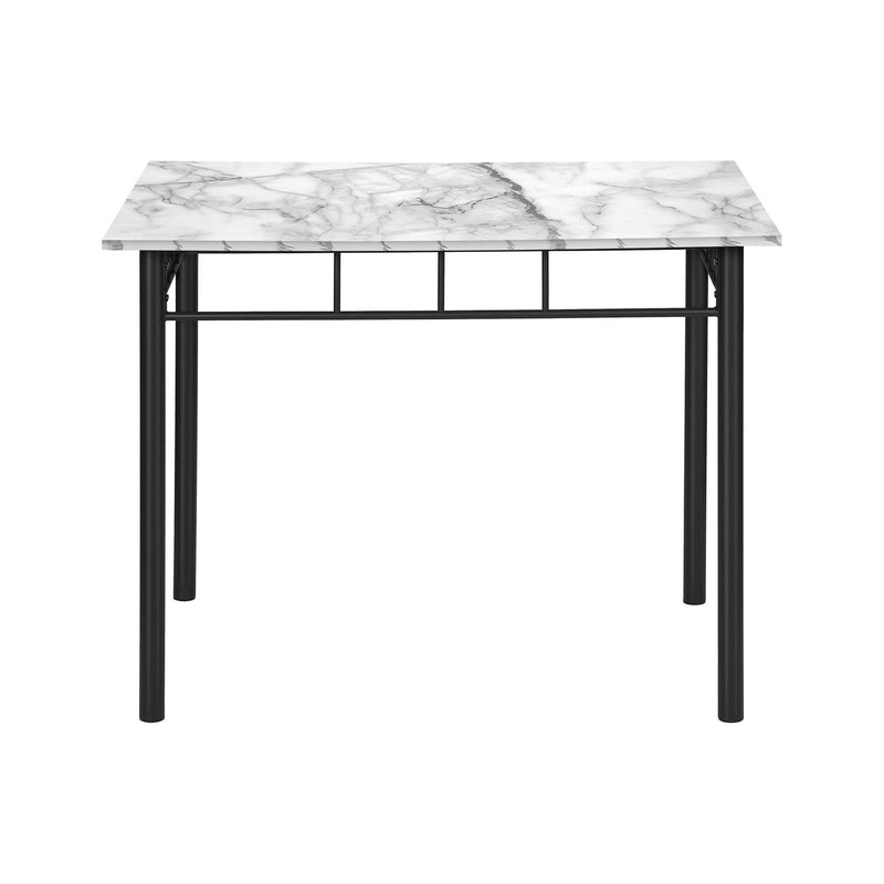 8th Street 5-piece small rectangular dining table set with matching chairs for dining room, modern and space-saving design