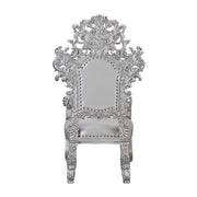 Valkyrie - Arm Chair (Set of 2) - Synthetic Leather & Antique Platinum - R&R Furniture Gallery (Fountain Valley, CA)