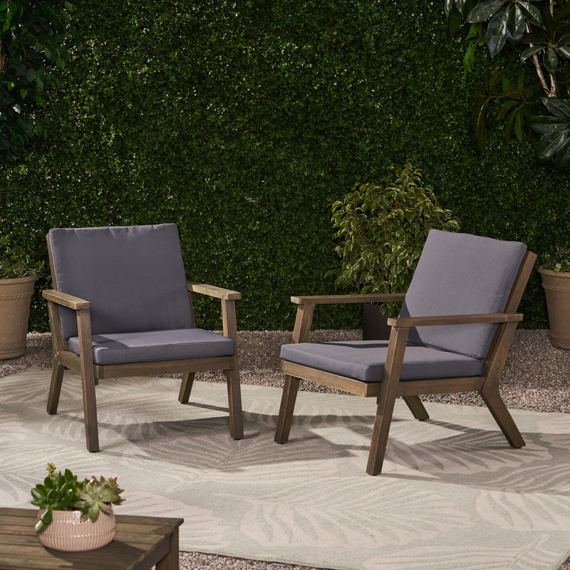 Outdoor Club Chair With Cushion - R&R Furniture Gallery (Fountain Valley, CA)