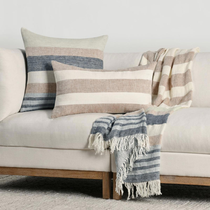 Gardner - BW Pillow - Hazel/Ivory