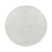 Caspia - 47" Outdoor Round Dining Table - Snowdrift White / Black - R&R Furniture Gallery (Fountain Valley, CA)