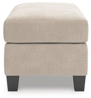 Willarae - Ottoman - Taupe - R&R Furniture Gallery (Fountain Valley, CA)