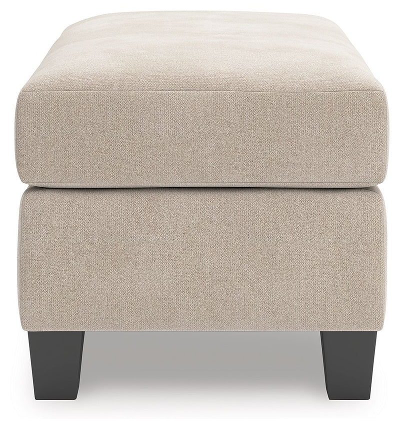 Willarae - Ottoman - Taupe - R&R Furniture Gallery (Fountain Valley, CA)