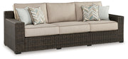 Coastline Bay - Sofa With Cushion - Brown - R&R Furniture Gallery (Fountain Valley, CA)