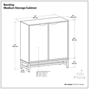 Banting - Storage Cabinet - R&R Furniture Gallery (Fountain Valley, CA)