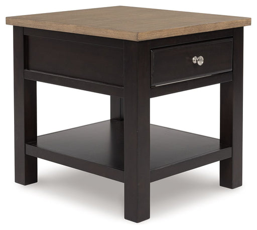 Drazmine - Rectangular End Table - Brown - R&R Furniture Gallery (Fountain Valley, CA)