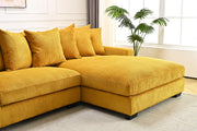 Luxe - Oversized 2 Piece Sectional Couches For Living Room, L Shaped Sofa With Chaise - R&R Furniture Gallery (Fountain Valley, CA)