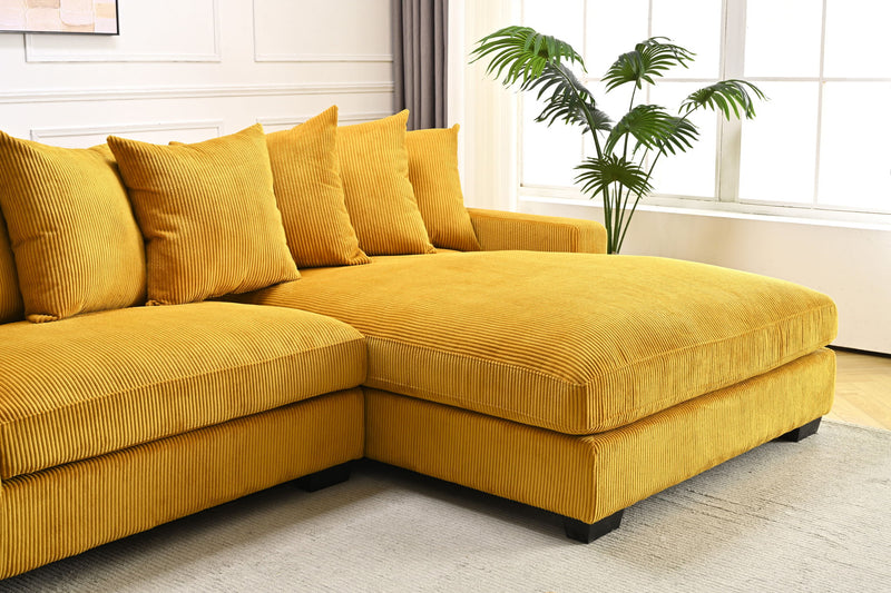 Luxe - Oversized 2 Piece Sectional Couches For Living Room, L Shaped Sofa With Chaise - R&R Furniture Gallery (Fountain Valley, CA)