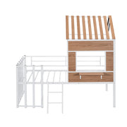 Loft Bed With Roof, Window, Guardrail, Ladder - R&R Furniture Gallery (Fountain Valley, CA)