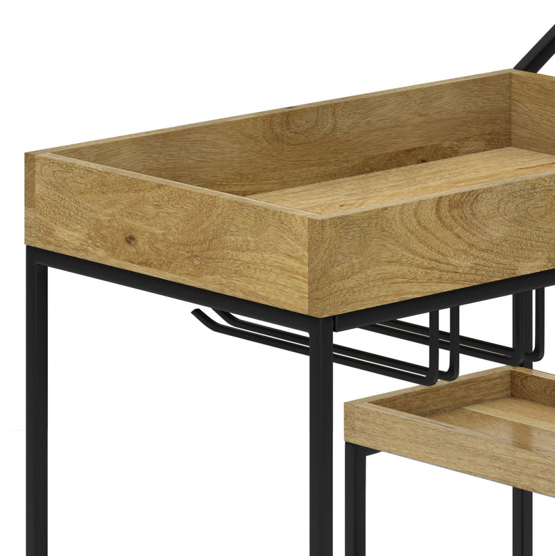 Barnes - Bar Cart - Natural - R&R Furniture Gallery (Fountain Valley, CA)