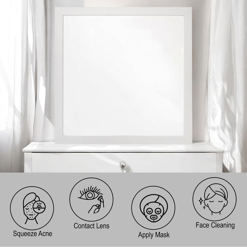 Casilda - Mirror - White - R&R Furniture Gallery (Fountain Valley, CA)