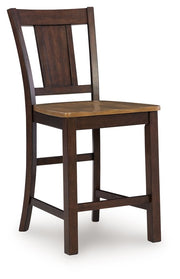 Rylandeen - Barstool (Set of 2) - Light Brown / Dark Brown - R&R Furniture Gallery (Fountain Valley, CA)