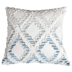 Fringe Element - Pillow - Ombre Blue