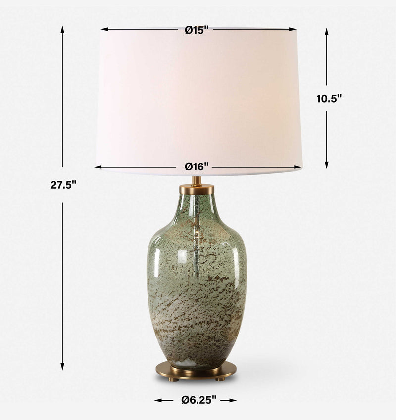 Chianti - Olive Glass Table Lamp