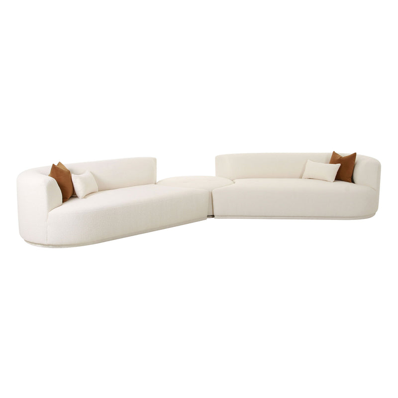 Fickle - Boucle Modular Sectional - R&R Furniture Gallery (Fountain Valley, CA)