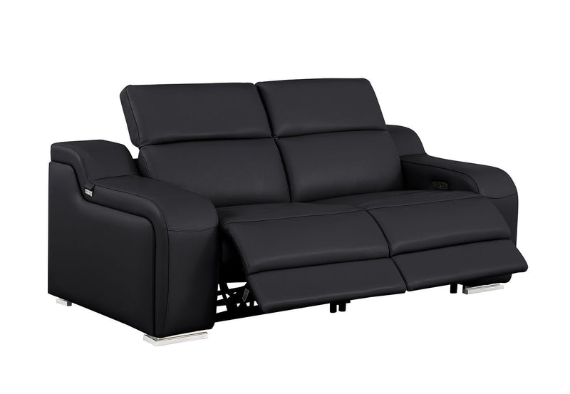 1116 - 6-Piece Modular Power Reclining Sofa, Loveseat & Chair Set In With 5 Power Recliners & Power Headrests
