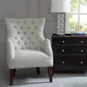 Hannah - Button Tufted Wing Chair - R&R Furniture Gallery (Fountain Valley, CA)