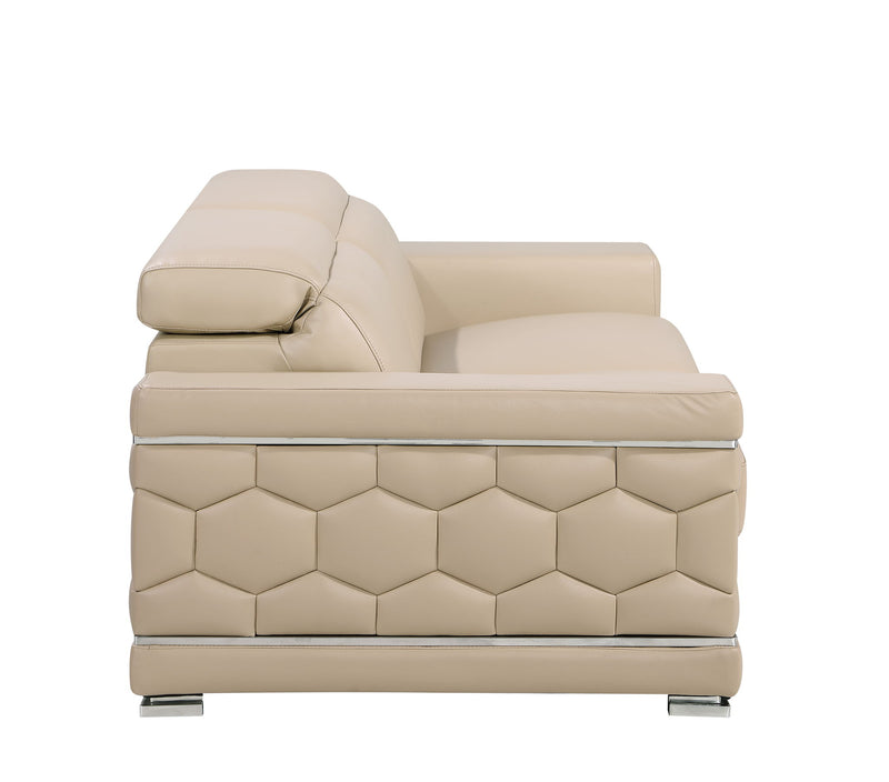 296 - Leather Sofa - R&R Furniture Gallery (Fountain Valley, CA)