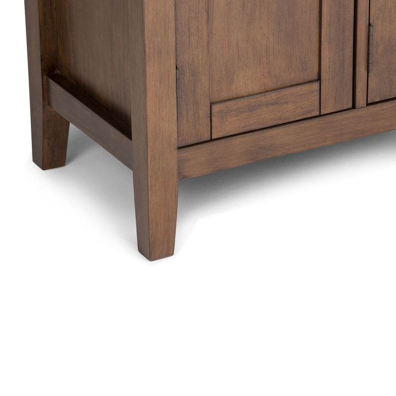 Redmond - TV Media Stand - Rustic Natural Aged Brown - R&R Furniture Gallery (Fountain Valley, CA)