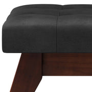 Draper - Upholstered Mid Century Tufted Ottoman Bench - R&R Furniture Gallery (Fountain Valley, CA)
