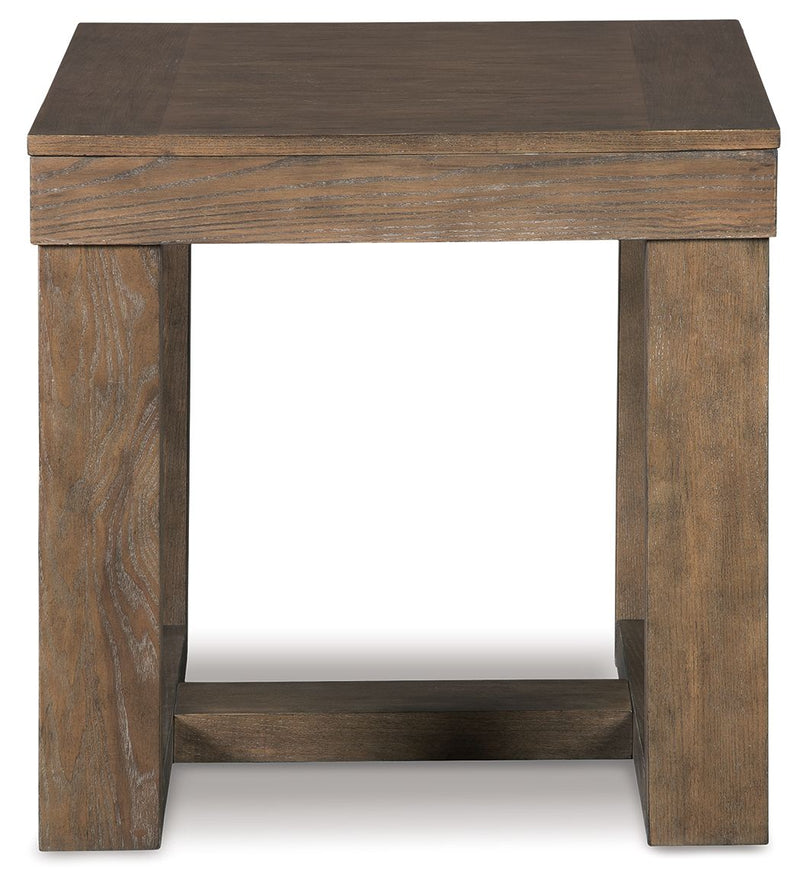 Cariton - Square End Table - Gray - R&R Furniture Gallery (Fountain Valley, CA)