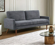 Sofa, European Style With Sleek Design, Modern & Vintage Flair, Upholstered 3 Seater Couch - R&R Furniture Gallery (Fountain Valley, CA)