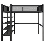 Loft Bed With 4 Tier Shelves And Storage - R&R Furniture Gallery (Fountain Valley, CA)