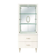 London Place - Display Cabinet - Creamy Pearl - R&R Furniture Gallery (Fountain Valley, CA)