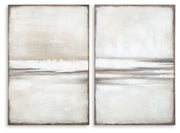 Brockdunn - Wall Art Set (Set of 2) - Tan / Brown - R&R Furniture Gallery (Fountain Valley, CA)