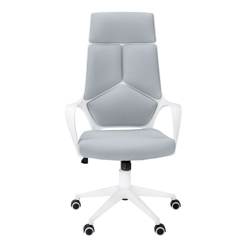 Office Swivel Chair, Adjustable Height, Ergonomic, Armrests, Contemporary & Modern - R&R Furniture Gallery (Fountain Valley, CA)
