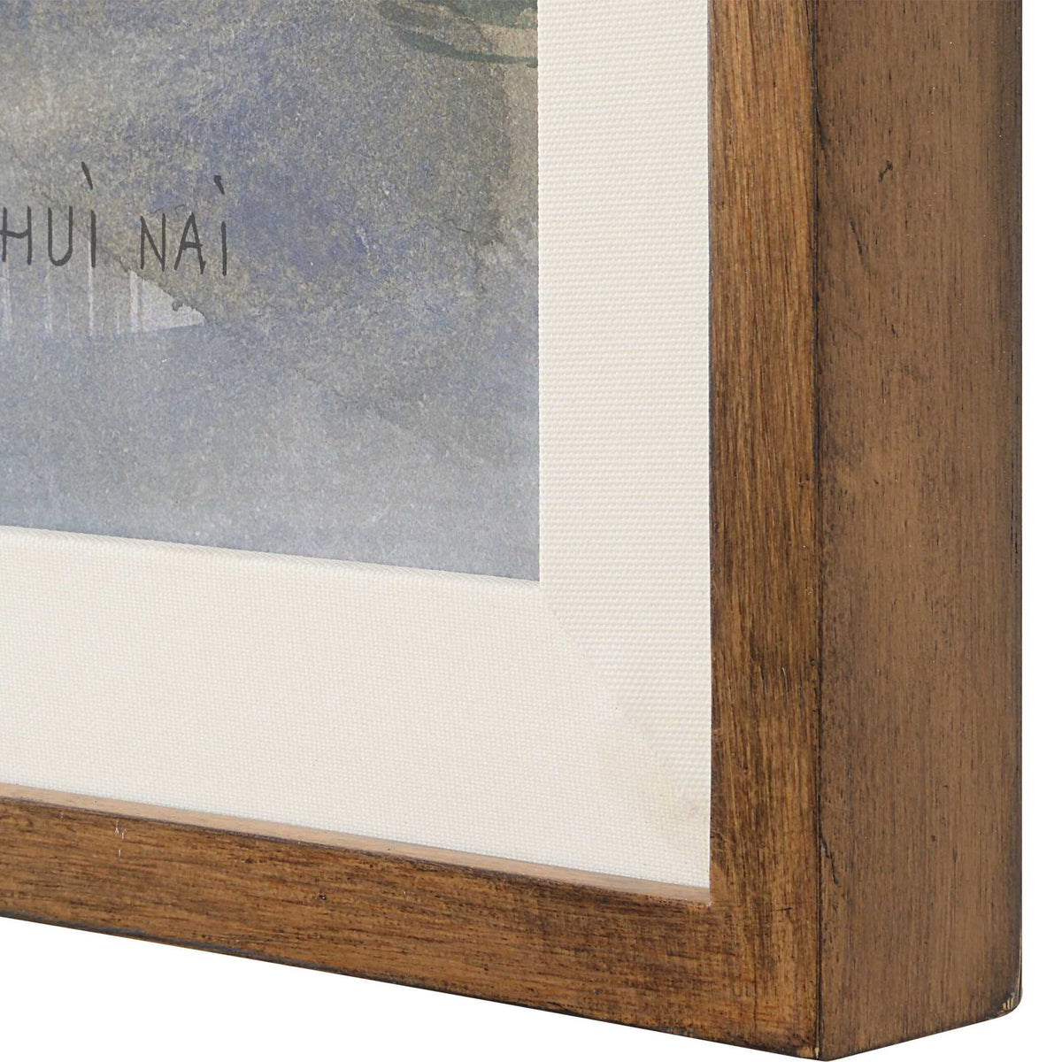 River Afternoon - Landscape Print - Light Brown