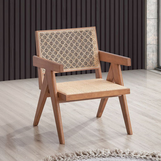 Velentina - Accent Chair - Rattan & Natural - R&R Furniture Gallery (Fountain Valley, CA)
