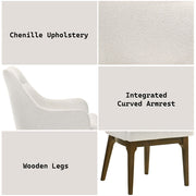 Kasha - Side Chair (Set of 2) - Chenille / Vintage Oak - R&R Furniture Gallery (Fountain Valley, CA)