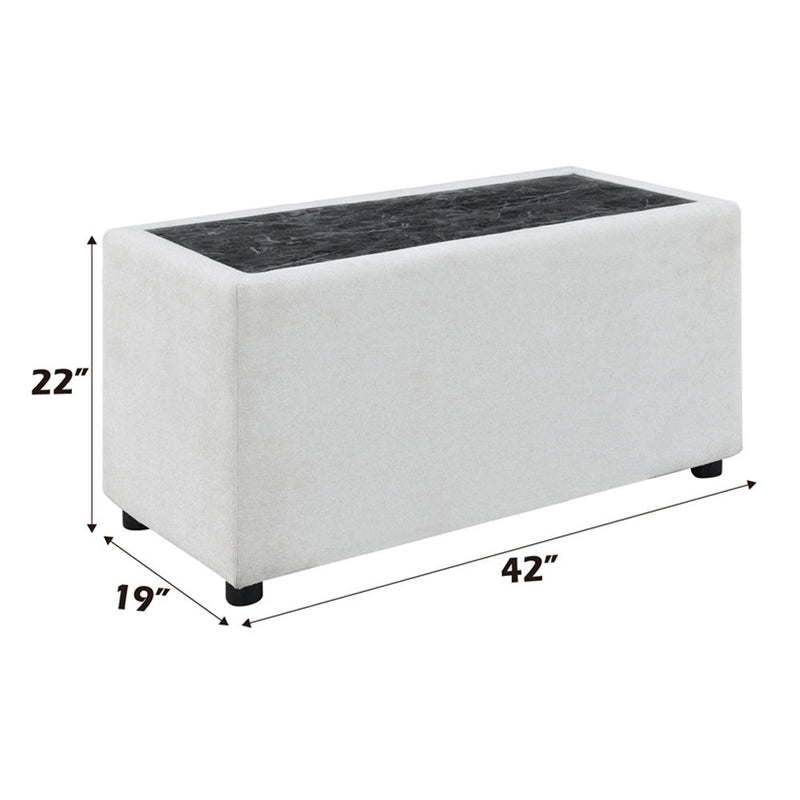 Marisa - Modular Console - Beige Boucle - R&R Furniture Gallery (Fountain Valley, CA)