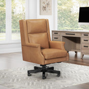 Dc132 - Leather Desk Chair - R&R Furniture Gallery (Fountain Valley, CA)