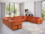 1126 - 12-Piece U-Shaped Sectional Sofa In With 4 Power Recliners & Power Headrests - R&R Furniture Gallery (Fountain Valley, CA)